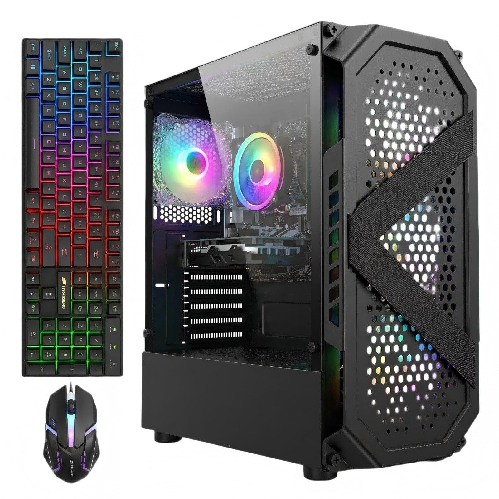 STGAubron Gaming PC Desktop, Intel Core i7 8th Gen up to 4.1G